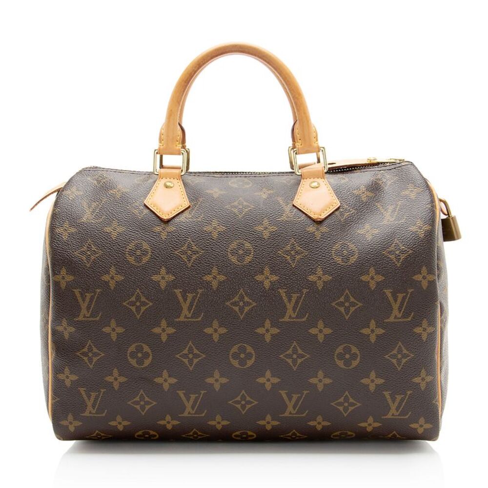 Louis Vuitton Monogram Canvas Speedy 30 Satchel